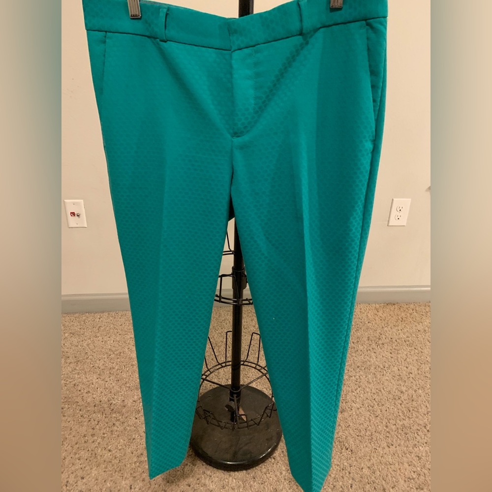 Green Patterned Banana Republic Hampton Slack